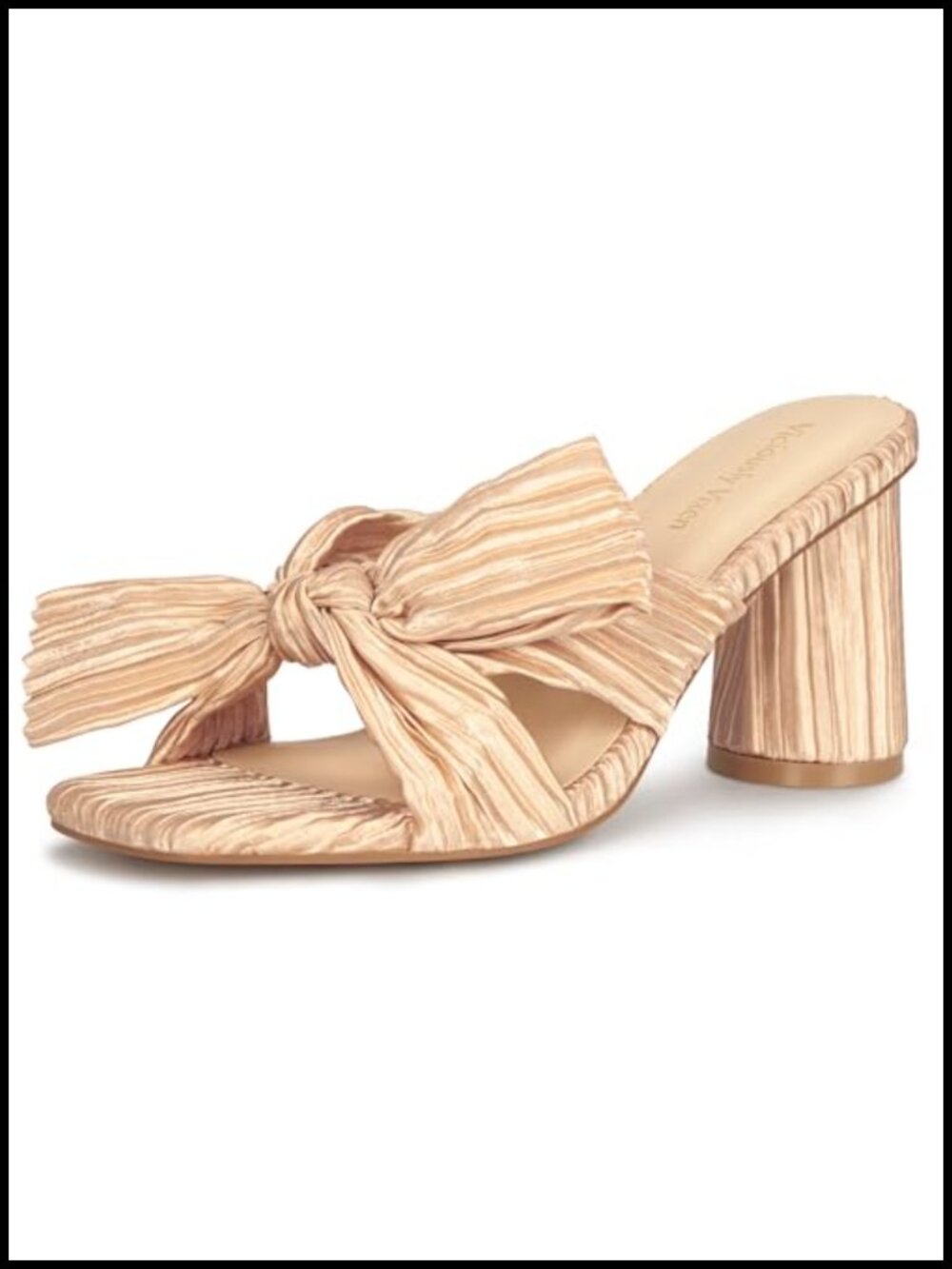 Cute Kitten Heel Sandals Square Open Toe Block Low Heels Bow Wedding Shoes